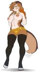  2022 4_toes 5_fingers alpha_channel anthro areola blue_eyes breasts canid canine canis clothed clothing digital_media_(artwork) digitigrade domestic_dog feet female fingers hi_res kittydee looking_at_viewer mammal nipples simple_background smile solo toes transparent_background 