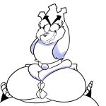  anthro big_breasts breasts canid canine chubby_female crown female fox hotcakehound huge_breasts hybrid jewelry long_ears long_neck mammal neck_bulge necklace overweight overweight_anthro overweight_female queen royalty sharp_teeth simple_background sketch solo teeth unknown_species weight_gain white_background 