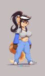  anthro big_breasts breasts digital_media_(artwork) elizabeth_fox female hi_res pixel_(artwork) solo viejillox 