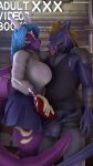  2021 3d_(artwork) absurd_res anthro artist_name balls biceps big_balls big_breasts big_penis blonde_hair blue_hair bodily_fluids bottomwear breasts clothed clothing cum cumshot curvy_figure darkflash23 denim denim_clothing detailed_background digital_media_(artwork) dragon duo ejaculation english_text eyes_closed female fingers genital_fluids genitals grey_body grey_scales hair hand_on_penis hi_res horn jaren_(foxyrexy) jeans long_tail male male/female marsha_twilight masturbation multicolored_body multicolored_scales muscular muscular_anthro muscular_male open_bottomwear open_clothing open_pants pants penile penile_masturbation penis purple_body purple_scales scales scalie shirt short_hair skirt smile source_filmmaker spikes spikes_(anatomy) standing tank_top teeth text thick_thighs tongue tongue_out topwear two_tone_body two_tone_scales voluptuous western_dragon yellow_body yellow_eyes yellow_scales 