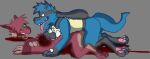  anal anal_penetration anthro axelshane gore gremlin_(spiral_knights) group headless lucario male male/male masturbation nintendo penetration pok&eacute;mon pok&eacute;mon_(species) rascal_(axelshane) snuff spiral_knights video_games 