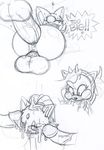  amy_rose anal artist_request ass blaze_the_cat cricket_(artist) cum from_behind fucked_silly group_sex monochrome rouge_the_bat sega sex sonic_the_hedgehog threesome uncensored 
