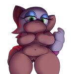  absurd_res anthro breasts brown_nipples chiropteran clothing female fuzefurry genitals gloves handwear hi_res looking_at_viewer male mammal nipples pussy rouge_the_bat sega solo sonic_the_hedgehog_(series) tagme 