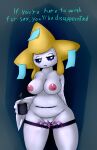  anthro areola breasts clitoris container cup dialogue female fluffolio genitals hi_res jirachi legendary_pok&eacute;mon nintendo nipples pok&eacute;mon pok&eacute;mon_(species) pussy sex_toy sex_toy_in_pussy sex_toy_insertion solo standing straps tired tired_eyes vibrator vibrator_in_pussy video_games 