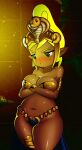  big_breasts bikini breasts chacrawarrior clothing cosplay crossed_arms embarrassed female harem_outfit hi_res humanoid humanoid_pointy_ears hylian looking_away nintendo not_furry pirate_leader_tetra shantae shantae_(series) solo swimwear the_legend_of_zelda video_games wayforward wind_waker 