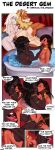  absurd_res anthro felid female female/female hi_res humanoid lion male male/female mammal obsidian_(author) pantherine the_desert_gem_(comic) zhadart 