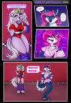  absurd_res animatronic canid canine canis comic five_nights_at_freddy&#039;s five_nights_at_freddy&#039;s:_security_breach fluffybardo hair hi_res machine mammal robot roxanne_wolf_(fnaf) scottgames text transformation translation_request video_games wolf 