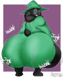  2022 absurd_res anthro big_butt bovid butt butt_jiggle caprine clothing deltarune digital_media_(artwork) eyewear glasses goat hi_res huge_butt jiggling looking_at_viewer looking_back male mammal masterj291 ralsei robe shaking_butt simple_background solo thick_thighs tight_clothing twerking undertale_(series) video_games 