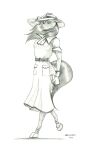  anthro baron_engel belt breasts clothing earth_pony equid equine eyebrows female friendship_is_magic gloves graphite_(artwork) greyscale hair handbag handwear hasbro hat headgear headwear hi_res hooves horse long_hair mammal monochrome my_little_pony octavia_(mlp) pencil_(artwork) pony solo traditional_media_(artwork) unguligrade_anthro walking 