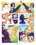  absurd_res animal_crossing anthro big_breasts big_butt bikini bikini_thong breasts butt canid canine canis clothing domestic_dog fight flexible gammainks hi_res isabelle_(animal_crossing) kick mammal nintendo sable_able shih_tzu sibling sister sisters splits spread_legs spreading swimwear toy_dog video_games 