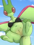  2022 anthro anus areola areola_slip bedroom_eyes belly big_breasts bikini bikini_top bottomless breasts butt claws cleavage clothed clothing cloud deep_navel dragon eyelashes female flygon full-length_portrait genitals green_body green_scales half-closed_eyes hi_res honeymono horn looking_up low-angle_view membrane_(anatomy) membranous_wings narrowed_eyes navel nintendo non-mammal_breasts overweight overweight_anthro overweight_female pok&eacute;mon pok&eacute;mon_(species) portrait pussy scales scalie seductive sky solo spread_legs spreading swimwear thick_thighs undressing video_games wings 