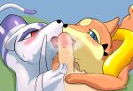  absurd_res ambiguous_gender anthro bodily_fluids drooling female floatzel genitals group hi_res human interspecies licking male male/female mammal mienshao nintendo oral penile penis penis_lick pok&eacute;mon pok&eacute;mon_(species) pok&eacute;philia saliva saliva_on_penis sex simple_background tongue tongue_out video_games 