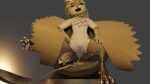  3d_(artwork) 4_ears 4k absurd_res anthro ashtonsparx_(artist) avali blender_(software) butt digital_media_(artwork) feathers feet flat_chested hi_res lying male multi_ear open_mouth pawpads presenting simple_background solo spreading toes tongue tongue_out winged_arms wings 