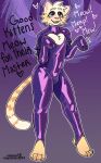  clothing felid feline hi_res hypnosis latex latex_clothing mammal mind_control rubber rubber_clothing rubber_suit sora_(tehkey) steamedvegetables 