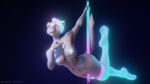  1:1 3d_(artwork) anthro ass_up butt butt_focus clothing dancing digital_media_(artwork) domestic_cat feet_first felid feline felis female foot_fetish hi_res hindpaw legwear legwear_only mammal mostly_nude nude pantherine pawpads paws pinup pinupgirl pole pole_dancing pose raised_tail silvertale solo stockings stockings_only tiger 