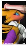  &lt;3 &lt;3_eyes absurd_res animal_genitalia animal_penis anthro bandai_namco digimon digimon_(species) equine_penis female genitals hi_res male male/female nocturnalfuzz penis renamon solo 