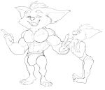  2022 4_fingers 4_toes abs absurd_res anthro anthro_on_anthro barefoot biceps big_abs big_biceps big_bulge big_deltoids big_ears big_muscles big_pecs briefs briefs_only bristol bulge bulge_size_difference cheek_tuft chest_tuft chin_tuft claws clothed clothed_anthro clothed_male clothing deltoids digital_media_(artwork) duo ear_tuft eye_contact eyebrows facial_tuft fan_character feet fingers front_view full-length_portrait happy head_tuft hi_res huge_biceps huge_bulge huge_deltoids huge_muscles huge_pecs humanoid_feet humanoid_hands james_(w01fy) larger_anthro larger_male league_of_legends looking_at_another looking_down_at_partner looking_up_at_partner mahotis_(bristol) male male/male male_anthro mammal mohawk muscle_size_difference muscular muscular_anthro muscular_male open_mouth open_smile pecs plantigrade portrait pseudo_hair raised_eyebrows raised_finger riot_games romantic romantic_couple serratus simple_background size_difference sketch skimpy smaller_anthro smaller_male smile standing toes topless topless_anthro topless_male tuft underwear video_games white_background yordle 