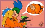  anal anal_penetration anthro backsack balls big_butt big_pecs bodily_fluids butt clothing clothing_aside digital_media_(artwork) domestic_pig duo eljelicsnsfw excited genital_fluids genitals hi_res huge_butt koopaling larry_koopa looking_back male male/male male_penetrating mammal mario_bros nintendo nintendo_entertainment_system nude open_mouth pecs penetration penis pok&eacute;mon pok&eacute;mon_(species) reptile scalie sex simple_background suid suina sus_(pig) tepig tepigfan101 text thick_thighs thong thong_aside tongue turtle underwear underwear_aside video_games wide_hips 
