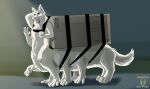  box canid canine canis cargo container domestic_dog holding_object husky male mammal multi_arm multi_leg multi_limb nordic_sled_dog solo spitz straps taur thehuskydragon 