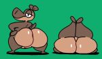  anthro butt dreamworks feet_up female gloria_the_hippopotamus hands_on_hips hippopotamid legs_up looking_back lying madagascar_(series) mammal on_back rear_view solo superiorfox 