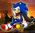  absurd_res anthro cape clothing eulipotyphlan halloween hedgehog hi_res holidays male mammal pumpkin_hill sega solo sonic_the_hedgehog sonic_the_hedgehog_(series) staff vampirsttg 