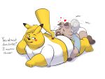 anthro butt_sniffing canid canine canis chub_(disambiguation) clothing domestic_dog duo hi_res inflatingskunk male mammal musk nintendo overweight pikachu pok&eacute;mon pok&eacute;mon_(species) rockruff slightly_chubby sniffing theinflatingskunk underwear underwear_sniffing video_games 