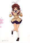  clannad furukawa_nagisa ikeda_kazumi seifuku tagme 