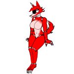  1:1 2022 animatronic anthro bandage canid canine digital_media_(artwork) eye_patch eyewear female five_nights_at_freddy&#039;s fox foxy_(fnaf) fur hair hi_res kanyewestbearreqlye machine mammal pirate red_body red_fur red_hair robot scottgames solo video_games 