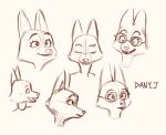  anthro canid canine dany-j diane_foxington dreamworks female fox hi_res mammal simple_background sketch solo the_bad_guys 