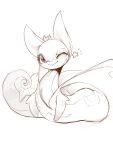  1:1 absurd_res ambiguous_gender azre feral glistening glistening_eyes hi_res leaf_tail looking_at_viewer nintendo one_eye_closed pok&eacute;mon pok&eacute;mon_(species) pseudo_clothing serperior simple_background sketch smile solo star video_games white_background wink 
