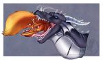  2022 blue_eyes digital_media_(artwork) dragon hi_res horn ladyvenommyotismon mammal open_mouth rodent spines teeth tongue vore 