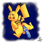  2022 3_fingers 3_toes anal anal_penetration anus balls butt dildo dildo_insertion feet fingers fur genitals lioninthesun male nintendo penetration pikachu pok&eacute;mon pok&eacute;mon_(species) sex_toy sex_toy_in_ass sex_toy_insertion signature solo toes video_games yellow_body yellow_fur 