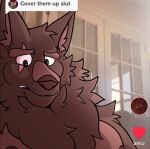  anthro atmac canid canine canis cover_them_up_slut looking_at_viewer male mammal muscular pecs solo video_games visual_novel wolf 