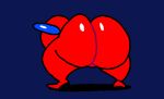  among_us animated big_butt bounce bouncing_butt butt crewmate_(among_us) innersloth jiggling looking_at_viewer low_res simple_background solo superiorfox twerking video_games 