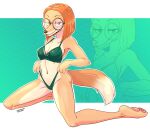  2022 anthro blush bra breasts canid canine canis clothed clothing digital_media_(artwork) domestic_dog eyewear female glasses hair hi_res hunting_dog illumination_entertainment looking_at_viewer mammal open_mouth panties saluki sighthound sing_(movie) sing_2 smile solo suki_lane topwear underwear ziggy_fox 