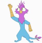  animated avian beak bird bird_feet blue_body feathered_crest feathered_wings feathers feral galliform green_eyes gryphon gyro_feather gyrotech head_crest input-command male mythological_avian mythology paws peafowl phasianid pink_body quadruped solo tail_tuft tuft wings 