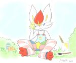  ambiguous_gender cinderace colored easter easter_egg fur hi_res holidays lagomorph leporid mammal mr_fuwa nintendo paint paws pok&eacute;ball pok&eacute;mon pok&eacute;mon_(species) red_body red_fur solo video_games white_body white_fur 