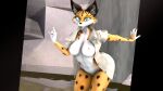  3d_(artwork) acura_(artist) anthro breasts clothing digital_media_(artwork) felid feline female hi_res jacket lynx mammal miyu_lynx nintendo solo source_filmmaker star_fox topwear video_games 
