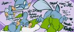  &lt;3 1-upclock 2022 absurd_res anthro anthro_on_anthro anthro_penetrated anthro_penetrating anthro_penetrating_anthro balls bed big_butt blue_body blue_pussy blue_scales blue_spots bouncing_balls butt cheek_fins claws dialogue duo english_text exclamation_point eyes_closed female female_on_top female_penetrated fin freckles from_front_position furniture genitals green_balls green_penis head_fin hi_res interspecies jay_(1-upclock) larvitar lying mabel_(1-upclock) male male/female male_on_bottom male_penetrating male_penetrating_female marine mudkip nintendo no_pupils on_back on_bed on_bottom on_top orange_body orange_cheeks orange_scales penetration penis pillow pok&eacute;mon pok&eacute;mon_(species) profanity pussy reverse_missionary_position rough_sex scales scalie sex sleeping smile spots spotted_body spotted_scales tail_fin text thick_thighs thrusting toe_claws vaginal vaginal_penetration video_games white_claws white_eyes 