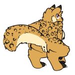  anthro anus breasts crouching felid female fur genitals hi_res machairodontine mammal nipples nude pussy slightly_chubby solo thick_thighs trout_(artist) 