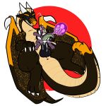  absurd_res dragon duo female feral hi_res impregnation kobold komodo_(kink) male male/female nightwing sandwing size_difference trout_(artist) 