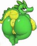  anthro anus big_butt butt capikeeta crocodile crocodilian crocodylid female genitals hi_res puffy_anus pussy reptile scalie 