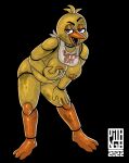  animatronic anthro apron apron_only avian barefoot big_breasts big_butt bird breast_grab breasts butt chica_(fnaf) chicken chubby_female clothing feet female five_nights_at_freddy&#039;s galliform gallus_(genus) gatogenerico hand_on_breast hi_res machine mostly_nude nipples phasianid puffy_nipples robot scottgames slightly_chubby smile smiling_at_viewer solo video_games 