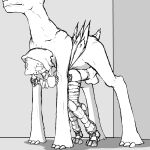  absurd_res anthro armor avian bird canid canine canis corvid corvus_(genus) crow doggystyle domestic_dog dusklight_(pornwhal) equid equine female feral from_behind_position hi_res hood horse hybrid male male/female mammal oscine passerine pornwhal sex standing standing_doggystyle 