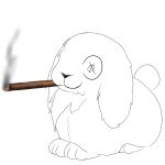  1:1 absurd_res ambiguous_gender drugs feral fur hi_res lagomorph leporid mammal marijuana mcerror rabbit swag 
