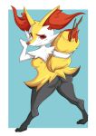 anthro braixen breasts butt canid canine cannedtaco featureless_crotch female fur hi_res inner_ear_fluff looking_at_viewer mammal nintendo nude pok&eacute;mon pok&eacute;mon_(species) smile solo tuft video_games white_body white_fur yellow_body 