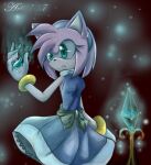  2007 amy_rose anthro arisa01 clothed clothing digital_media_(artwork) dress female green_eyes hair hi_res looking_at_another pink_hair sega simple_background solo sonic_the_hedgehog_(series) tan_body video_games 