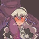  absurd_res accessory animal_humanoid anthro big_penis blush bodily_fluids breasts breath clothed clothing corrin corrin_(fire_emblem) davewaterfalls dragon dragon_humanoid duo female fire_emblem genitals headband hi_res humanoid imminent_oral imminent_sex looking_at_genitalia looking_at_penis male male/female metroid musk nervous nervous_smile nintendo out_of_frame penis penis_awe penis_on_face penis_over_shoulder purple_body ridley shirt size_difference solo_focus space_dragon_(metroid) super_smash_bros. super_smash_bros._ultimate sweat topwear video_games 