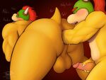  age_difference aged_up anal anal_fisting anal_penetration anthro anus balls blush bowser bowser_jr. butt digital_media_(artwork) duo erection father father_and_child father_and_son fisting genitals hair hi_res horn humanoid_genitalia incest_(lore) male male/male male_penetrated male_penetrating male_penetrating_male mario_bros muscular muscular_anthro muscular_male nintendo nude open_mouth parent parent_and_child penetration penis sex simple_background slightly_chubby son spikes tail teeth text timidwithapen tongue video_games 