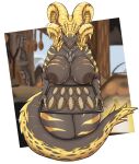  absurd_res anthro big_breasts breasts capcom dragon elder_dragon female hi_res horn kulve_taroth monster_hunter nipples nude samwich_(artist) scalie solo thick_thighs video_games yellow_eyes 